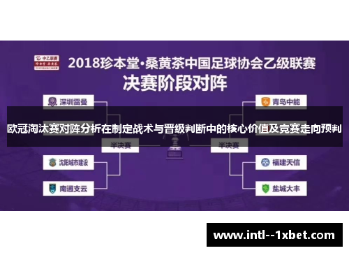 欧冠淘汰赛对阵分析在制定战术与晋级判断中的核心价值及竞赛走向预判 欧冠淘汰赛对阵分析在制定战术与晋级判断中的核心价值及竞赛走向预判